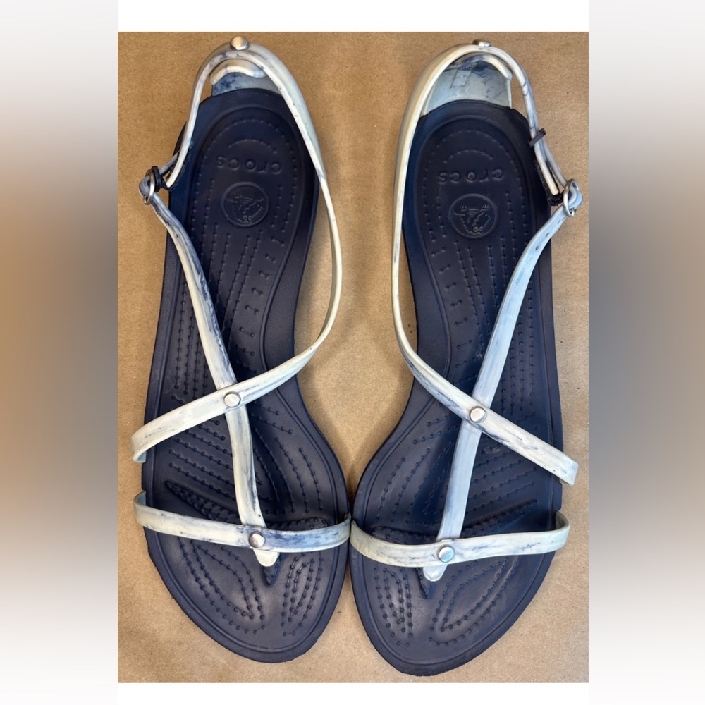 Crocs Really Sexi Marbled Flip Sandal Size 10